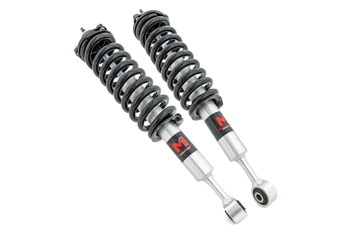 Toyota 4Runner Loaded Strut Pair - Rough Country - M1 Loaded, 46mm Monotube, 46mm Digressive Piston - '15-'20